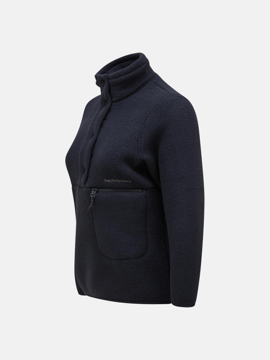Fleece Snap T-Neck Women - Afbeelding 3