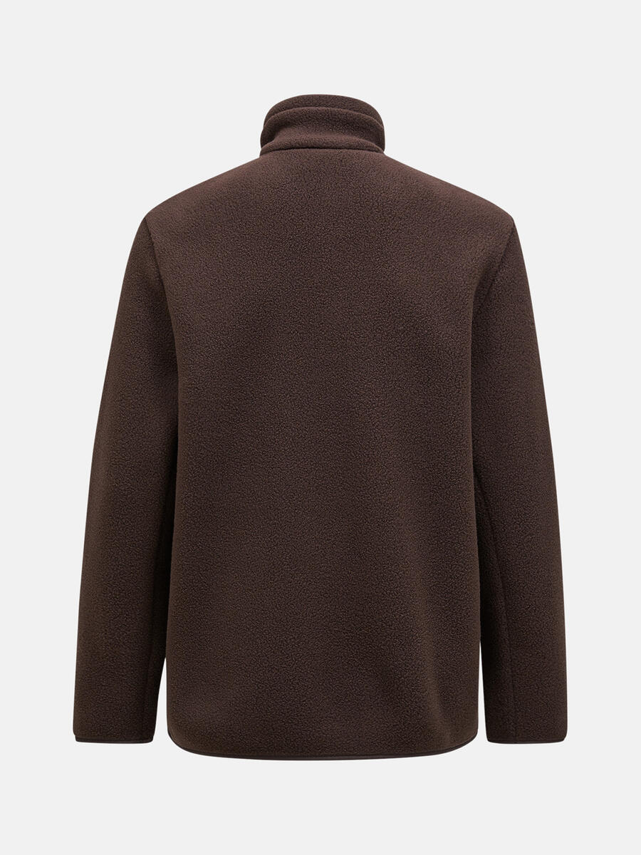 Fleece Snap T-Neck Men - Afbeelding 3