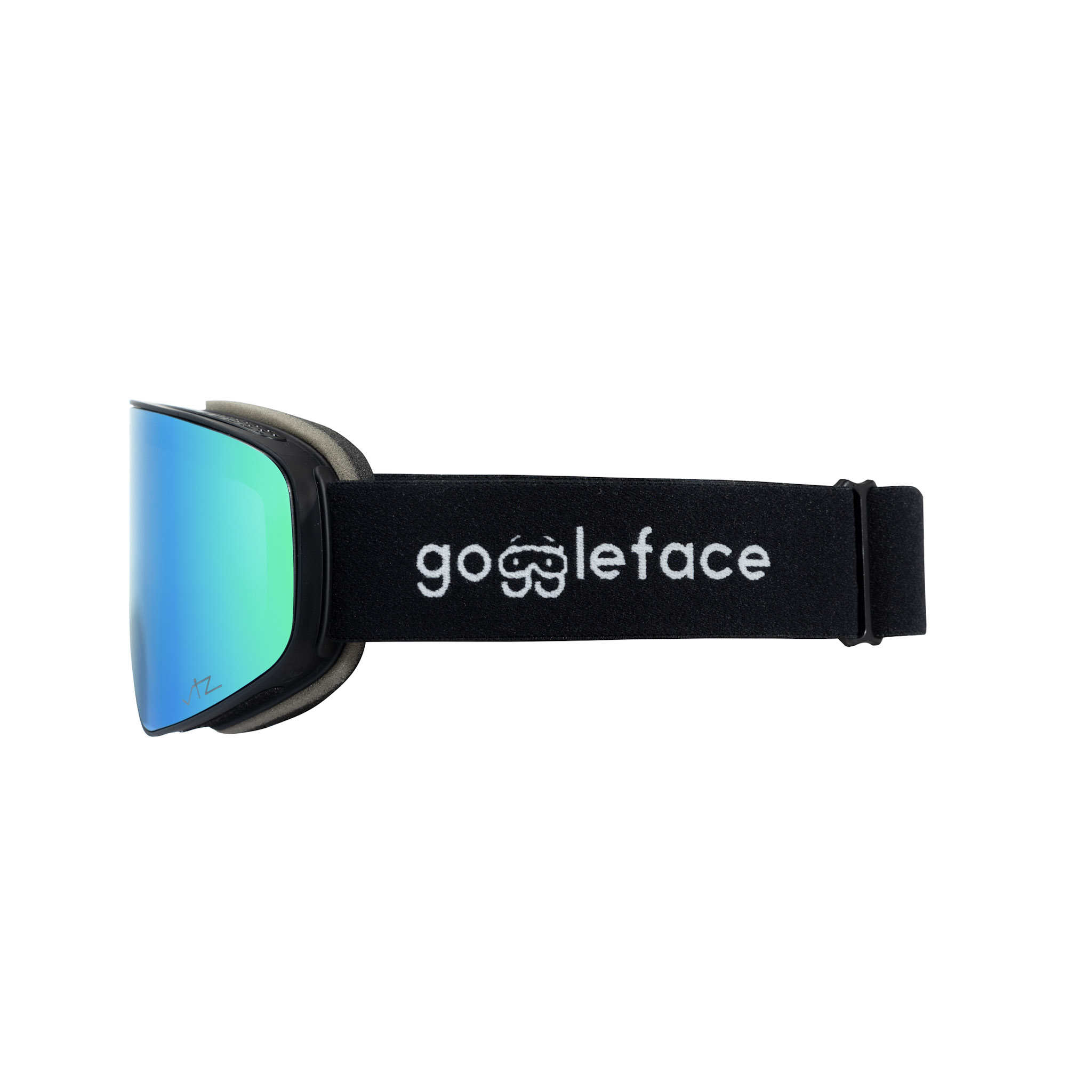 Goggleface Straight Line Black Green - Afbeelding 2