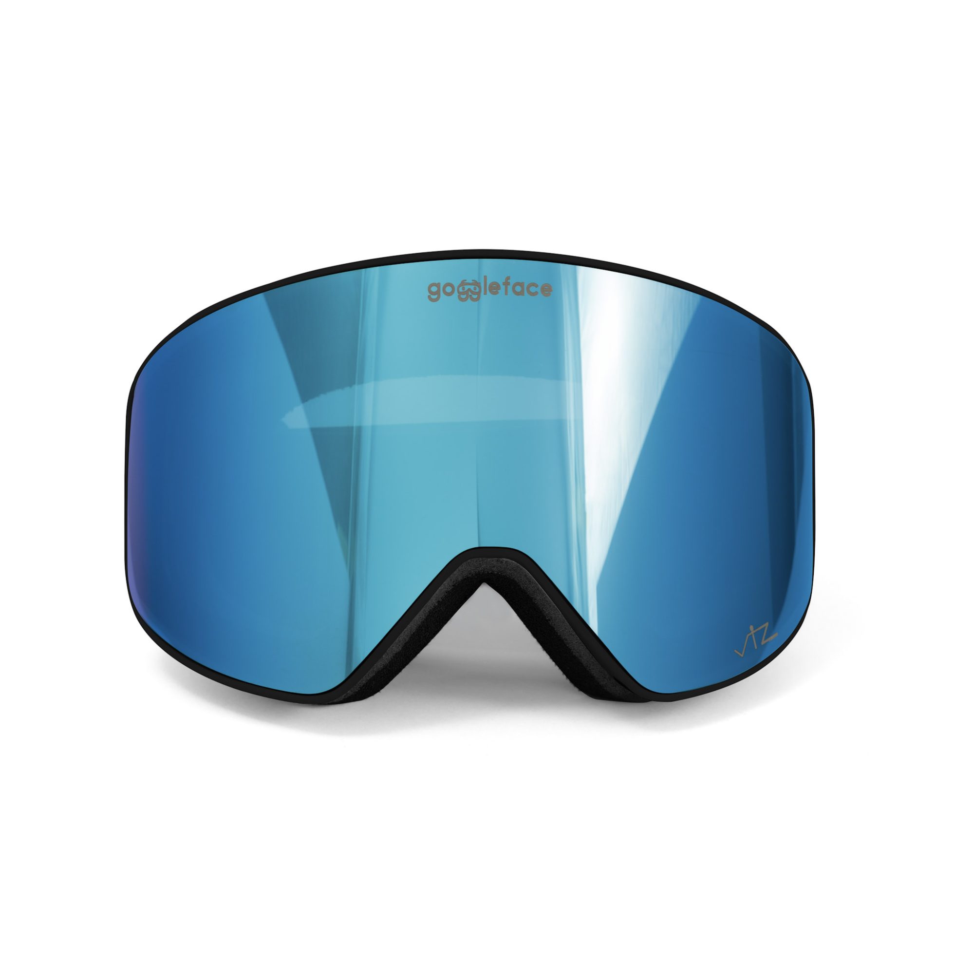 6 Straightline Front Black Blue